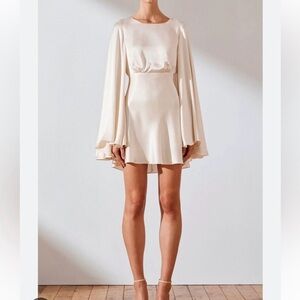 COPY - Shona Joy La Lune Bell Sleeve Open Back Dress